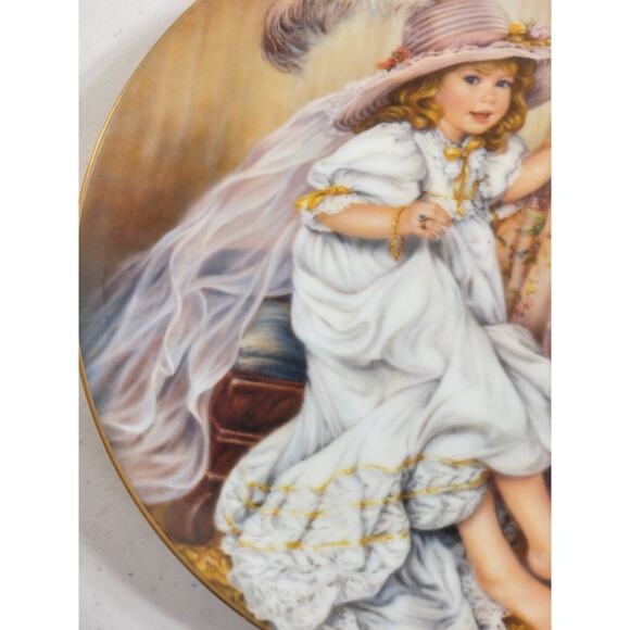 Reco 1988 Pretty as a Picture by Sandra Kuck Plate 9.5" w/ COA & Box #0937BC - Picture 10 of 16
